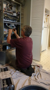 HVAC repair in a home for any brand of furnace, AC, heat pump